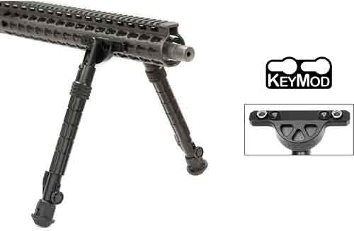 MATTE BLK CENTER H 8.0"-11.8"UTG BIPOD RECON FLEX KEYMOD - American Ordnance