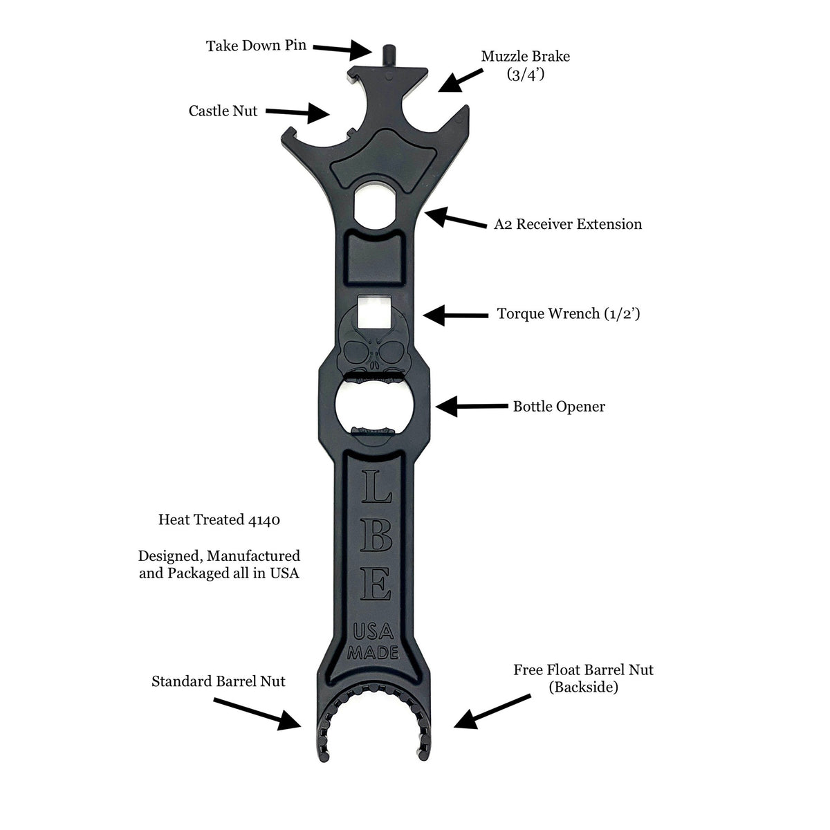 LBE AR15 ARMORERS TOOL BLK - American Ordnance