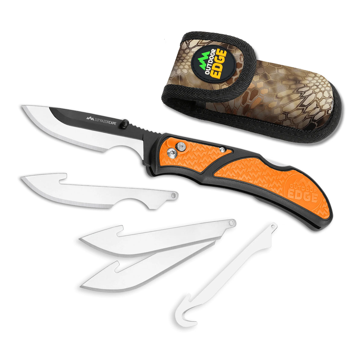 OD EDGE RAZOR-CAPE 3" ORG 5 BLDS - American Ordnance