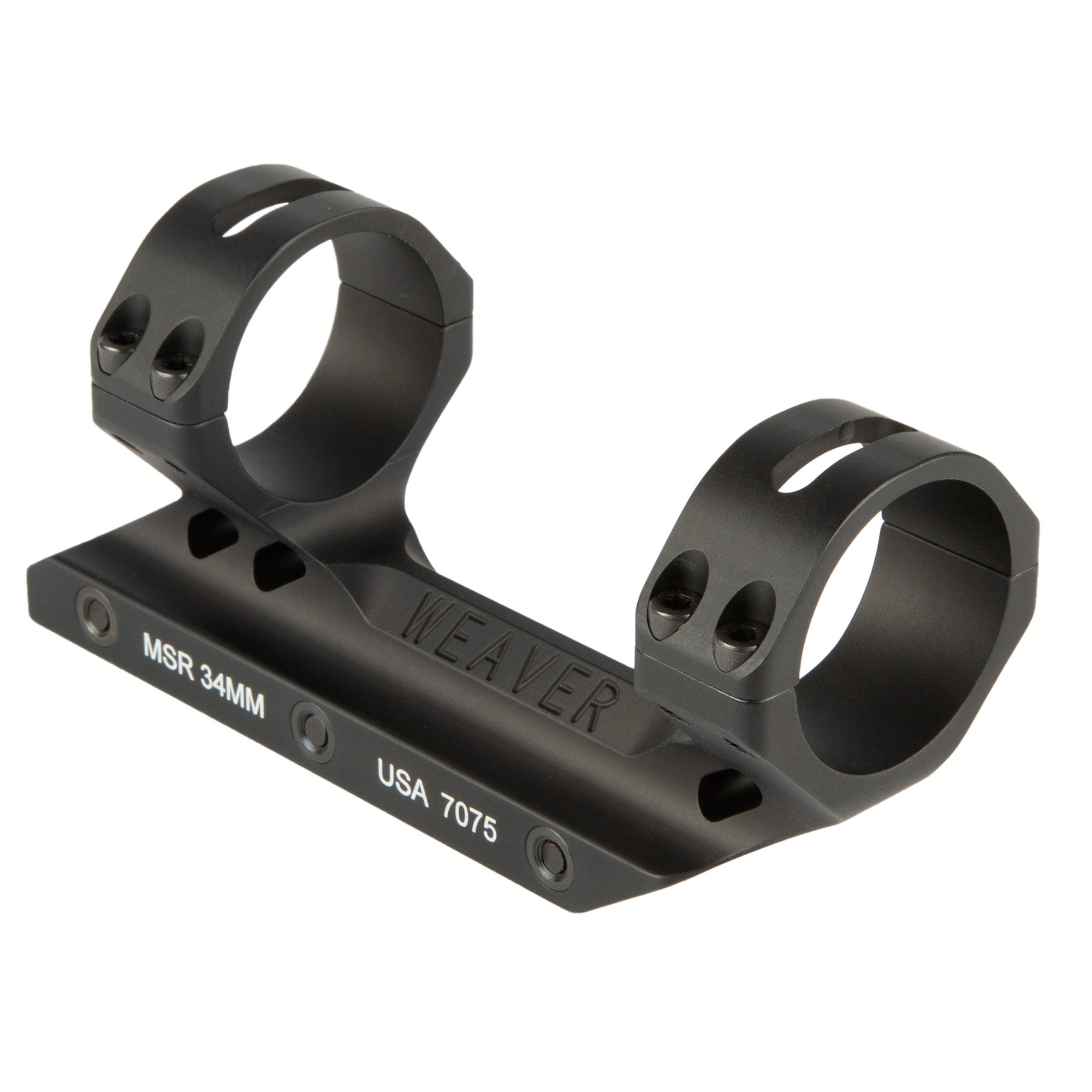 WEAVER 34MM FIXED MSR MOUNT MATTE - American Ordnance