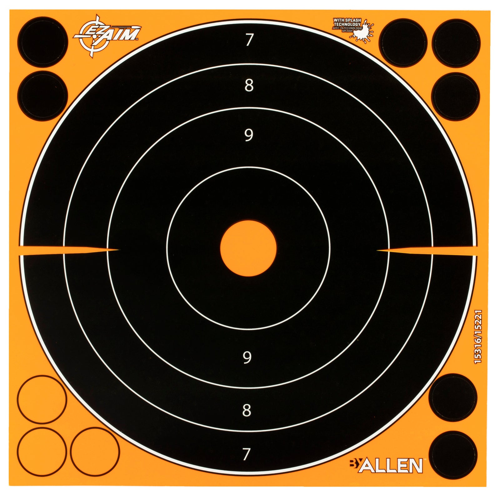 ALLEN EZ AIM 8"X8" BULLSEYE 30PK - American Ordnance