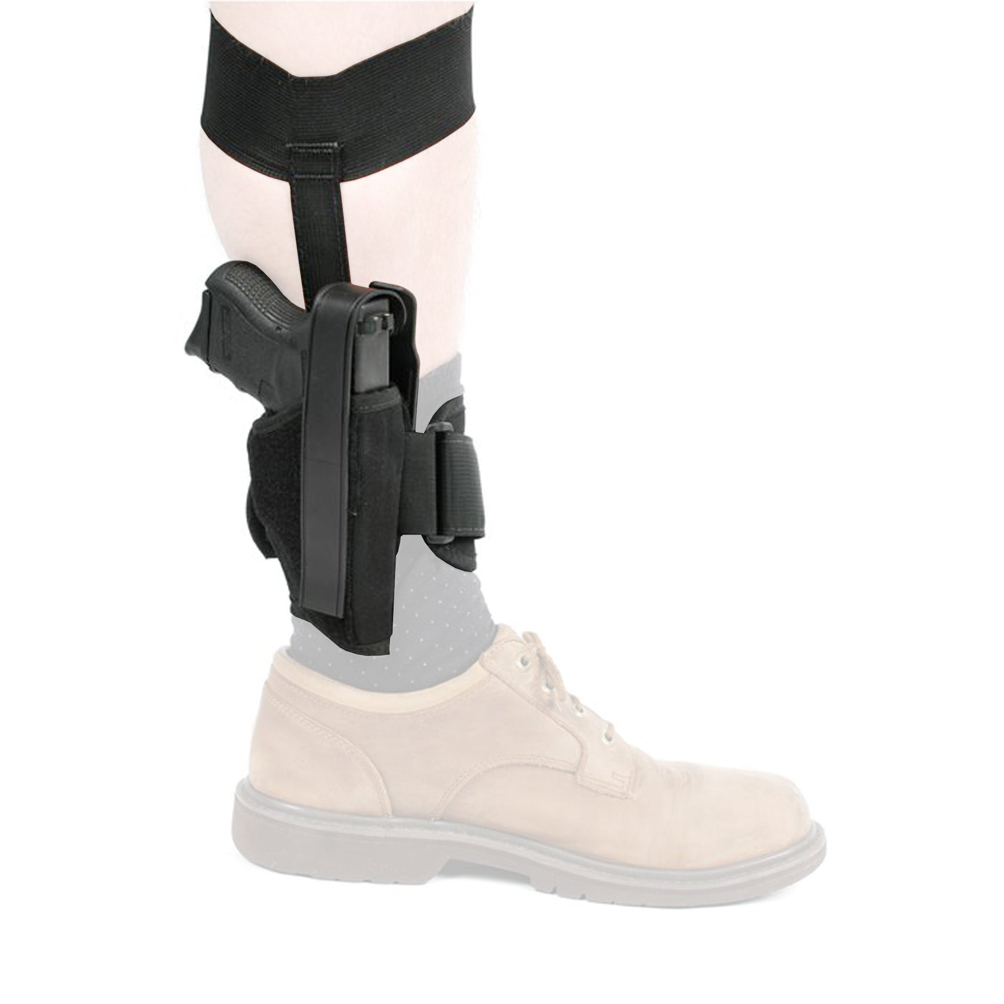 BH ANKLE HLSTR SZ 12 RH BLK - American Ordnance