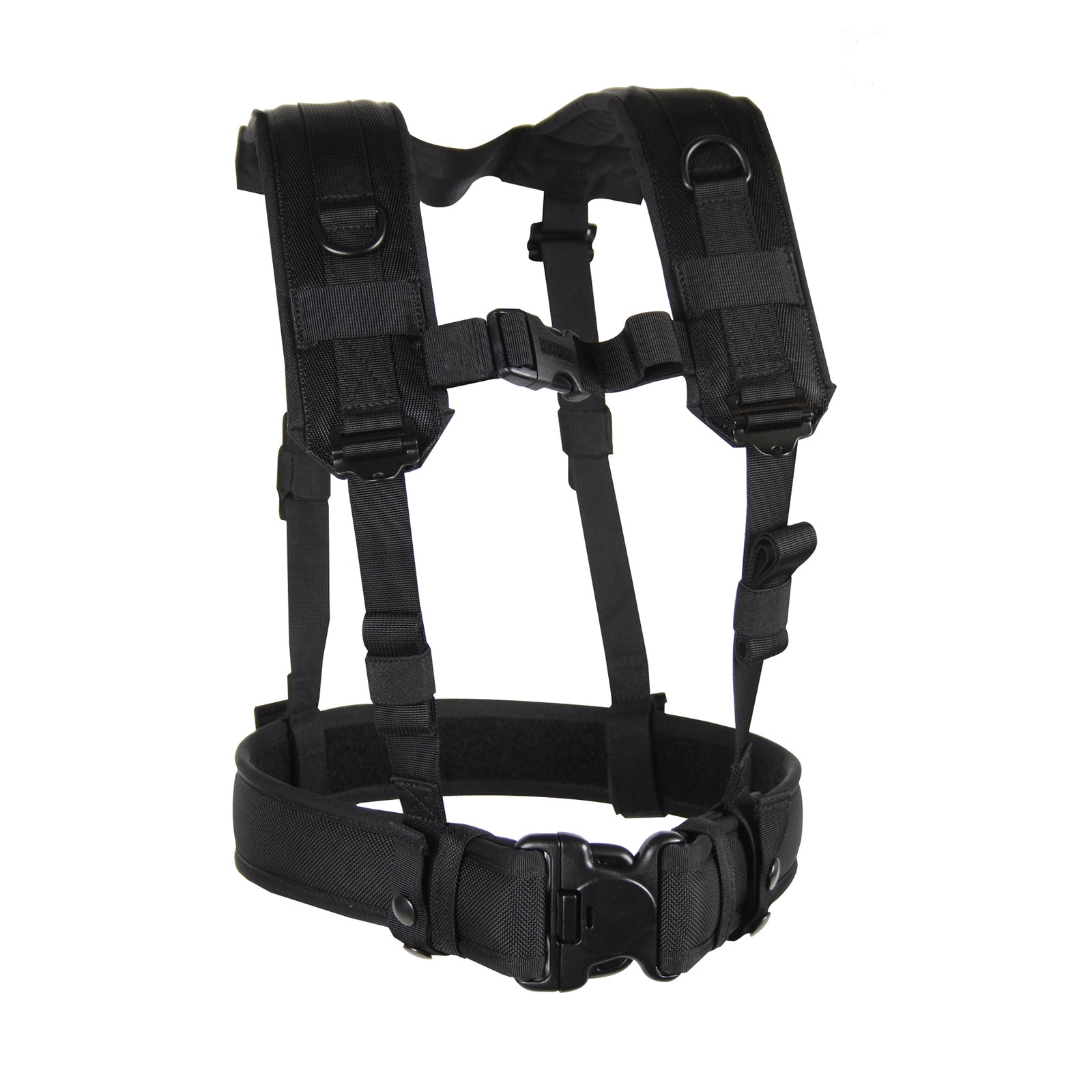 BH LOADBEARING SUSPENDERS/HRNS BLK - American Ordnance