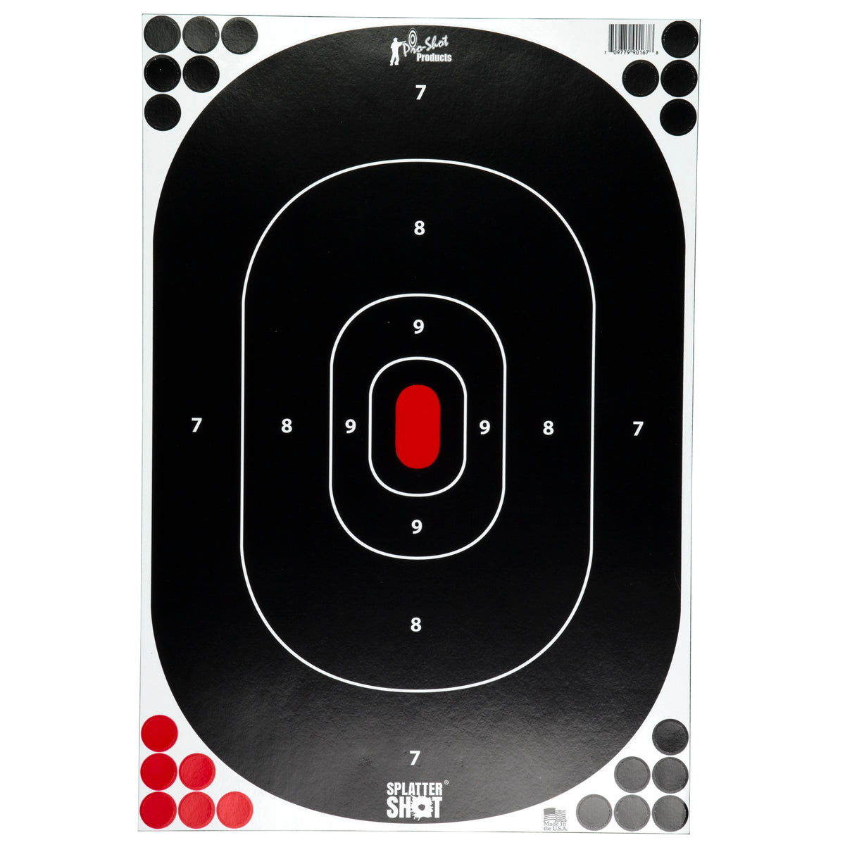 PRO-SHOT TARGET 12X17&quot; SILH P&amp;S 5PK - American Ordnance