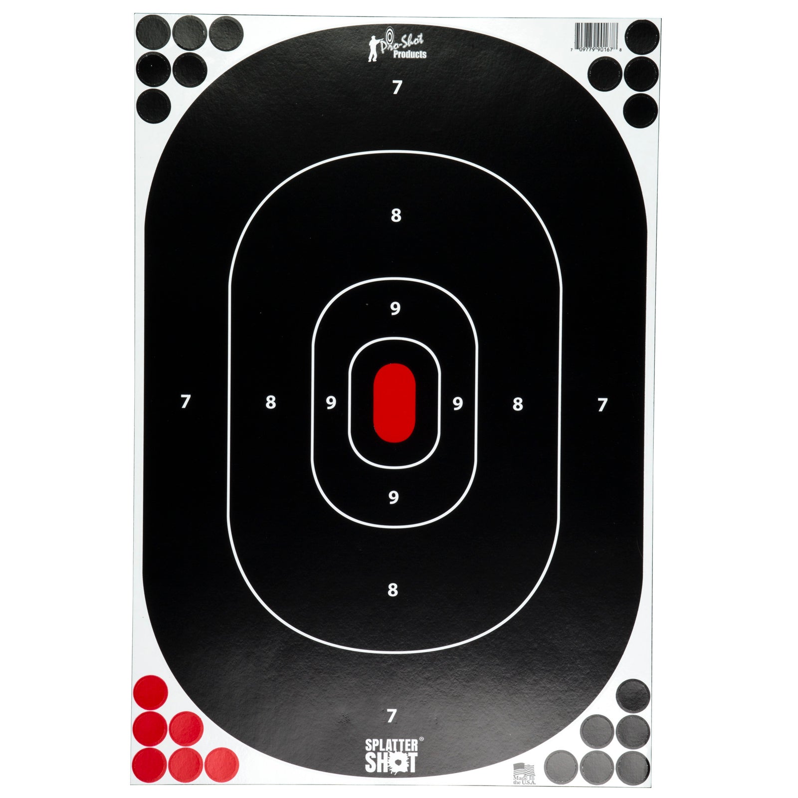 PRO-SHOT TARGET 12X17" SILH P&S 5PK - American Ordnance