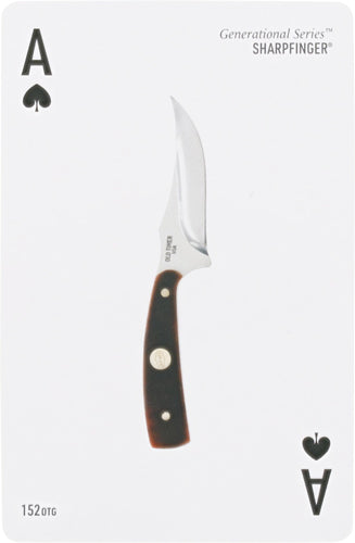 3.25" & PLAYING CARDS PROMOQ4<OLD TIMER KNIFE SHARPFINGER - American Ordnance