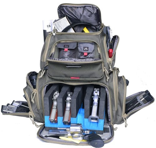 RIFLE GREEN/KHAKI<GPS HANDGUNNER BACKPACK - American Ordnance