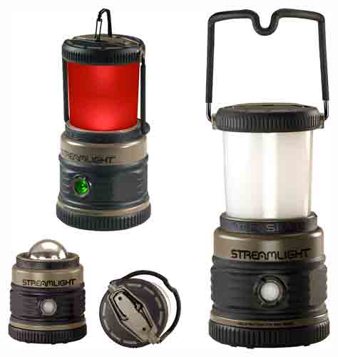LANTERN 4 WHITE LED 1 RED LEDSTREAMLIGHT SIEGE ALKALINE - American Ordnance