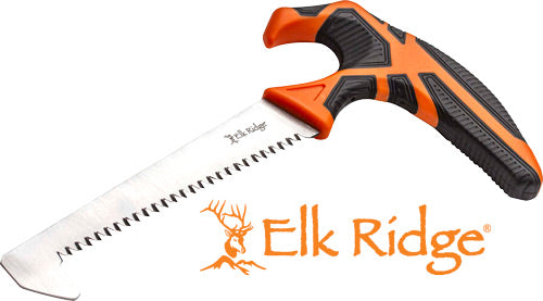 SAW WITH SHEATH BLK/ORG/SSMC ELK RIDGE TREK 5" T-HANDLE - American Ordnance