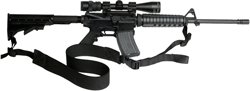 TACTICAL SLING NYLON BLACKTOC 2-POINT EDGE DELUXE - American Ordnance
