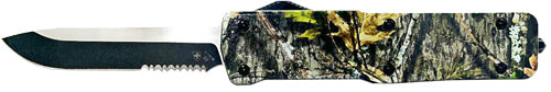 MOOB 3.5" D2 BLK DROP POINT!TEMPLAR KNIFE LARGE ZINC OTF - American Ordnance