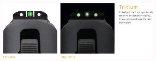 TRITIUM #6 FRONT #8 REAR RNDSIG OPTICS PISTOL SIGHT XRAY 3 - American Ordnance