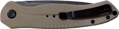 AUTO 3" D2 FDE/STNWSH BLK BLDCOBRATEC DIABLO SIDE BUTTON - American Ordnance