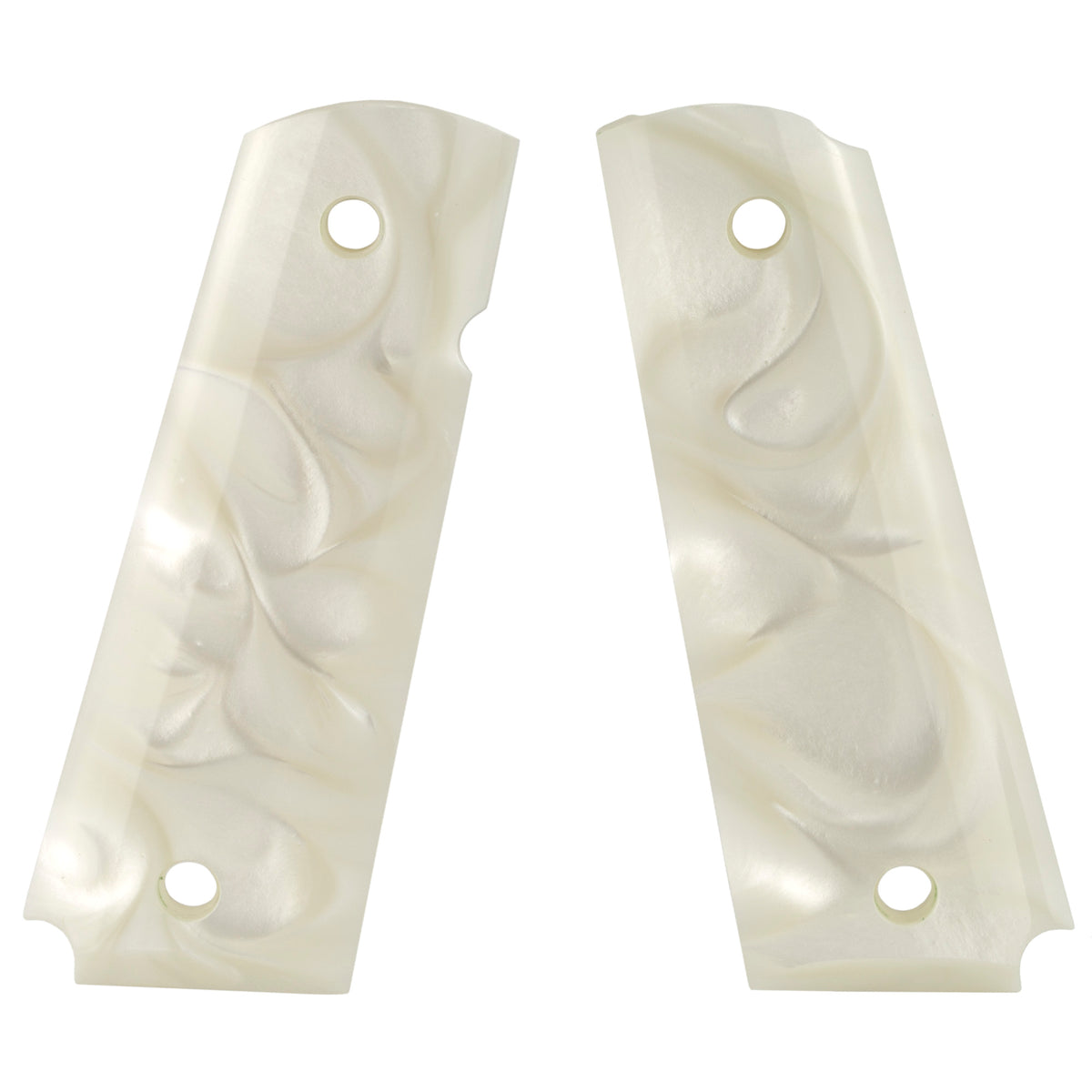 HOGUE GRIP 1911 GOVT PEARL AMBI WHT - American Ordnance