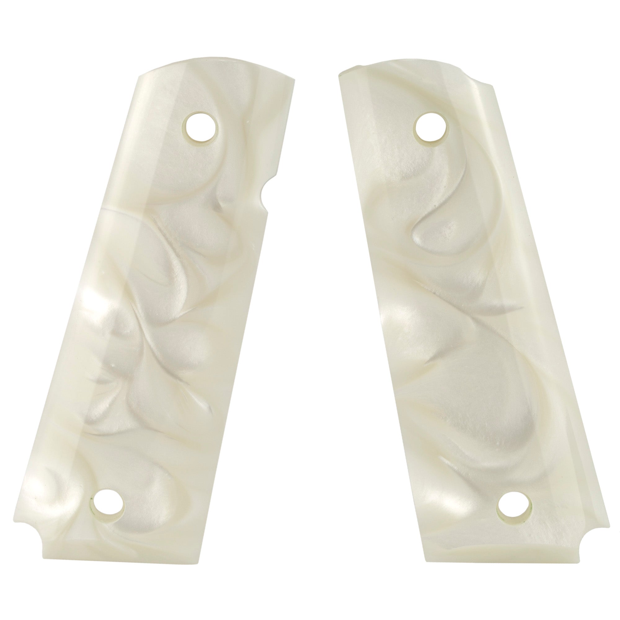HOGUE GRIP 1911 GOVT PEARL AMBI WHT - American Ordnance