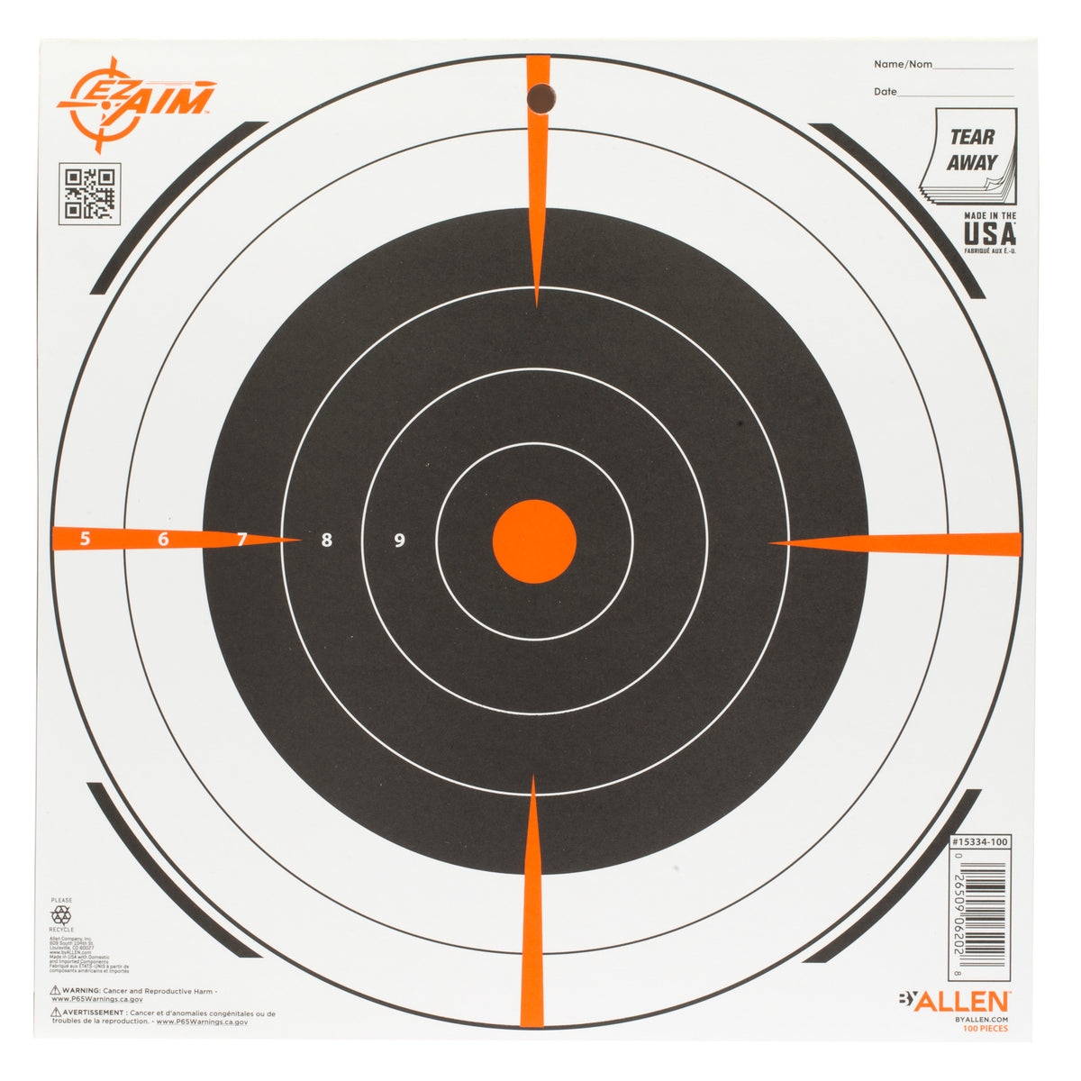 ALLEN EZAIM PAPR 12" SIGHTGRID 100PK - American Ordnance