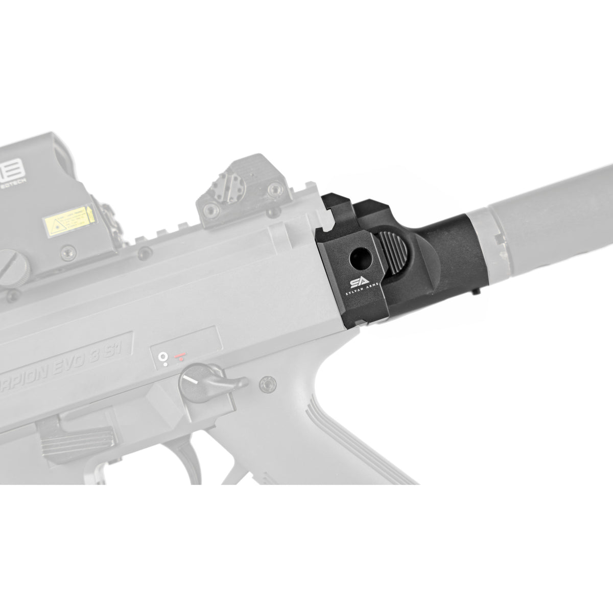 SYLVAN CZ G2 FLDING STK ADAPTER BLK - American Ordnance