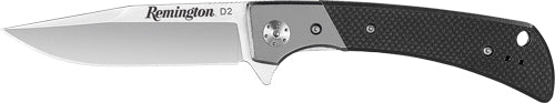 4" FOLDER G10 BLACK/SS<REMINGTON CUTLERY EDC DROP PT - American Ordnance