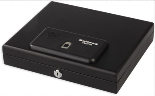 MAGNUM TOP LOAD 11.5"X9.8"X2.5BULLDOG BIOMETRIC PISTOL VAULT - American Ordnance