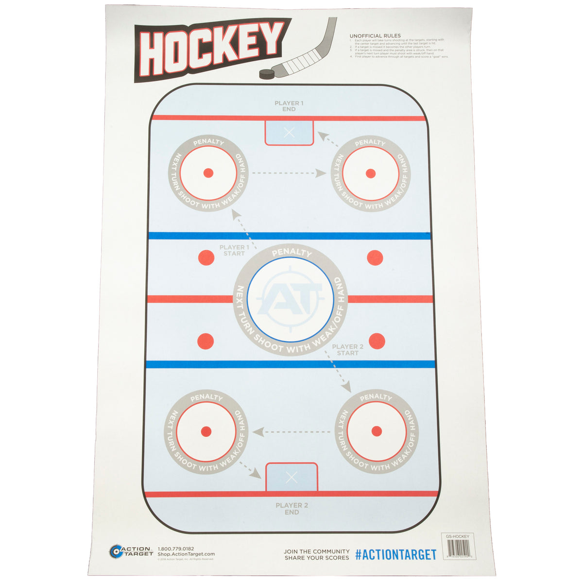 ACTION TGT HOCKEY 100PK - American Ordnance