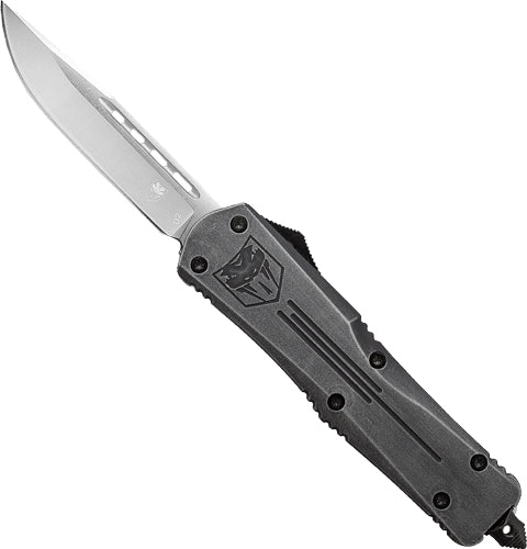 STONEWASH 3" D2 DROP POINTCOBRATEC SMALL FS3 OTF - American Ordnance