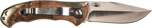 ASST 3" BLD W/NICKLE/SLVR CAPSOLD TIMER KNIFE IRONWOOD SPRNG - American Ordnance