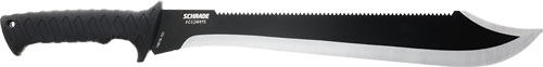 MACHETE 14.5" SS/BLACKSCHRADE KNIFE DECIMATE SAWBACK - American Ordnance