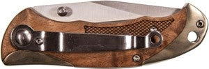 ASST 3" BLD W/NICKLE/SLVR CAPSOLD TIMER KNIFE IRONWOOD SPRNG - American Ordnance