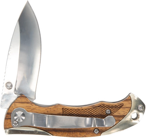 ASST 3" BLD W/NICKLE/SLVR CAPSOLD TIMER KNIFE IRONWOOD SPRNG - American Ordnance