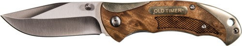 ASST 3" BLD W/NICKLE/SLVR CAPSOLD TIMER KNIFE IRONWOOD SPRNG - American Ordnance