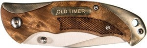 ASST 3" BLD W/NICKLE/SLVR CAPSOLD TIMER KNIFE IRONWOOD SPRNG - American Ordnance