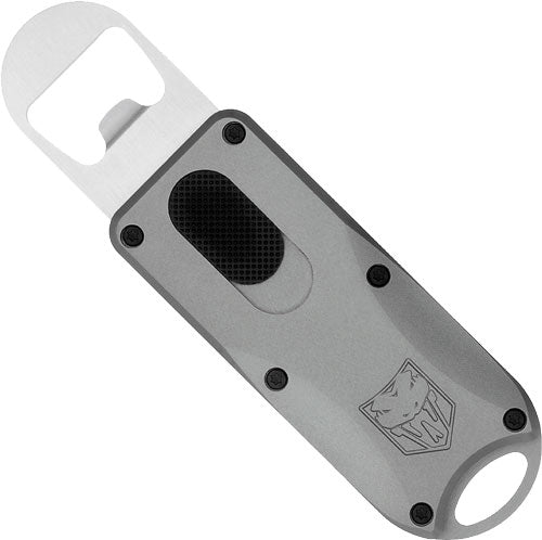 GREY 4.62" OAL W/LANYARD LOOPCOBRATEC OTF BOTTLE OPENER - American Ordnance