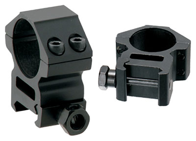 MATTE BLACK PICATINNY/WEAVERUTG RINGS 30MM MEDIUM PROFILE - American Ordnance