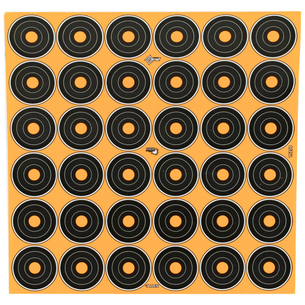 ALLEN EZ AIM 1" BULLSEYE 12 SHEETS - American Ordnance