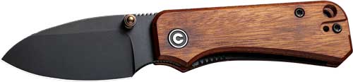 WOOD/BLACK STONEWASH LINER LCKCIVIVI KNIFE BABY BANTER 2.34" - American Ordnance