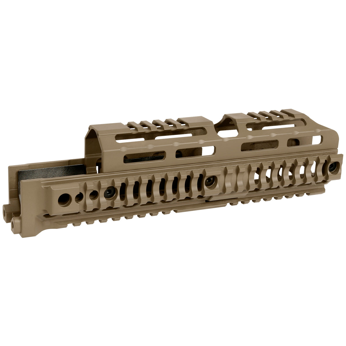 MIDWEST AK ALPHA QUAD RAIL 10&quot; FDE