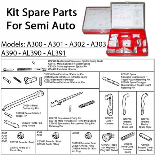 SEMI-AUTO A301 TO AL391BERETTA SPARE PARTS KIT FOR - American Ordnance