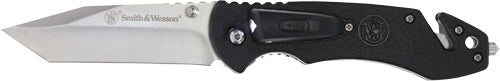 " W/LED FLASHLIGHT PROMO Q4<S&W KNIFE EDC CLIP FOLDER 3.25 - American Ordnance