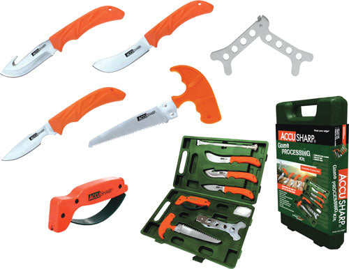 COMPLETE 9-PIECE KIT W/HD CASEACCUSHARP GAME PROCESSING KIT - American Ordnance