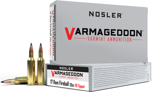 NOSLER VARMAGEDDON 17 REM FIREBALL 20GR FBT 20RD