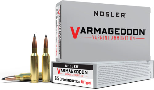 NOSLER VARMAGEDDON 6.5 CM 90GR FBT 20RD