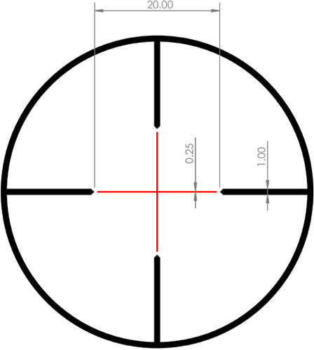 EOTECH VUDU X 2-12X40MM 30MM SFP ILLUM DP1