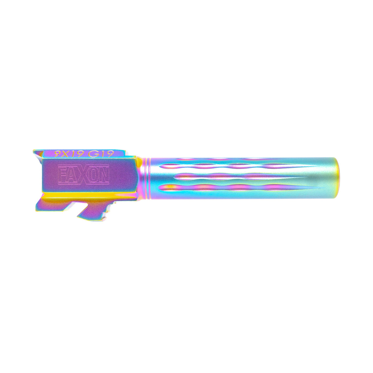 FAXON G19 FLAME FLUTED NON THREADED CHAMELEON