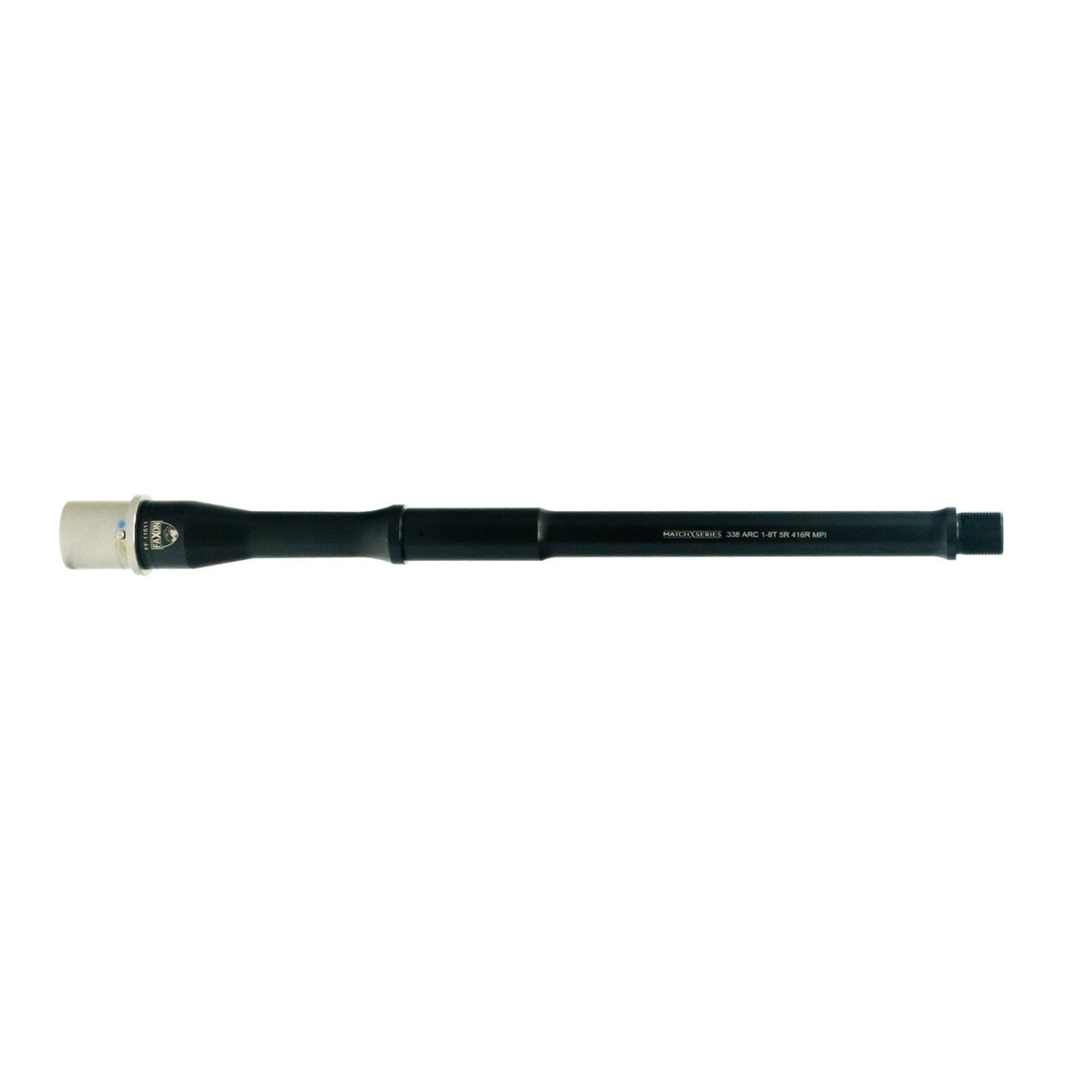 FAXON AR15 338 ARC 12.5&quot; 1:8 GUNNER PROFILE BLK