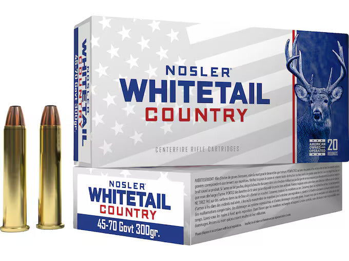 NOSLER 45-70 GOVT 300GR SW 20RD