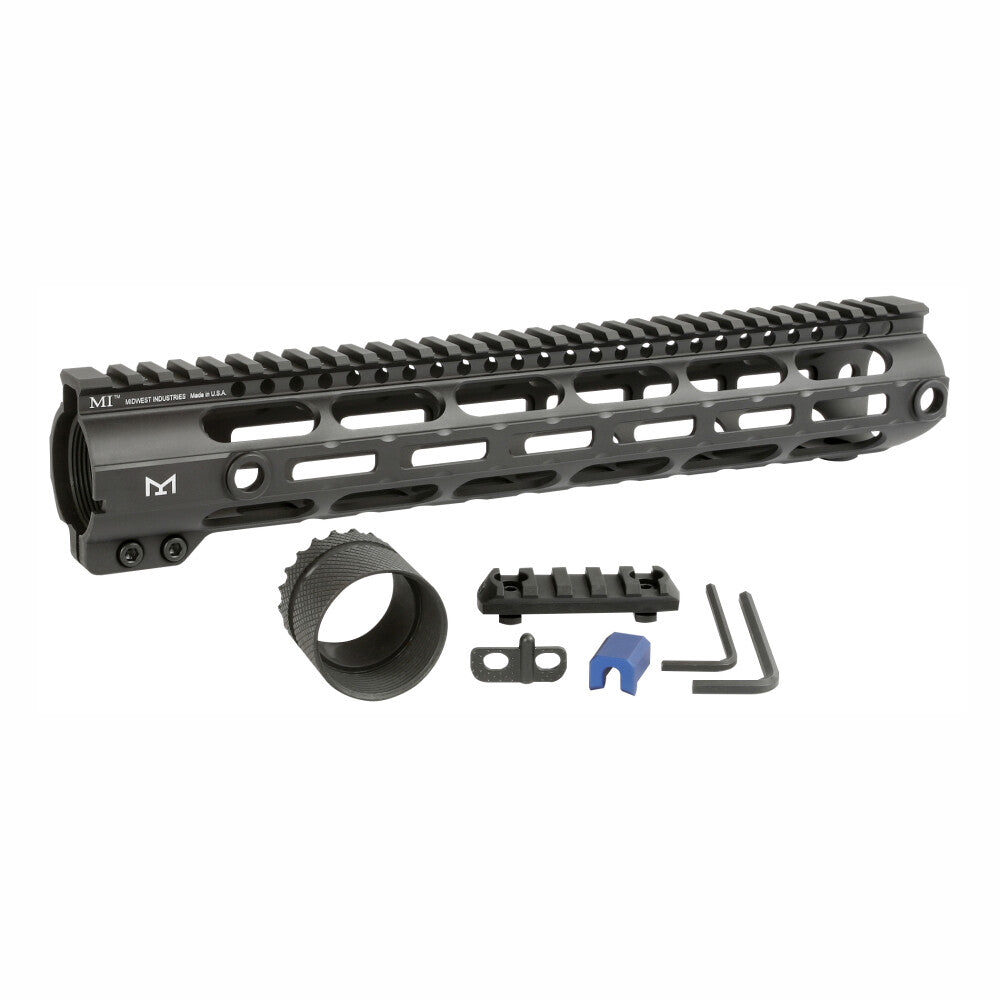 MIDWEST IND HANDGUARD 308 COMBAT RAIL 12.625&quot; DPMS LOW MLOK SR25