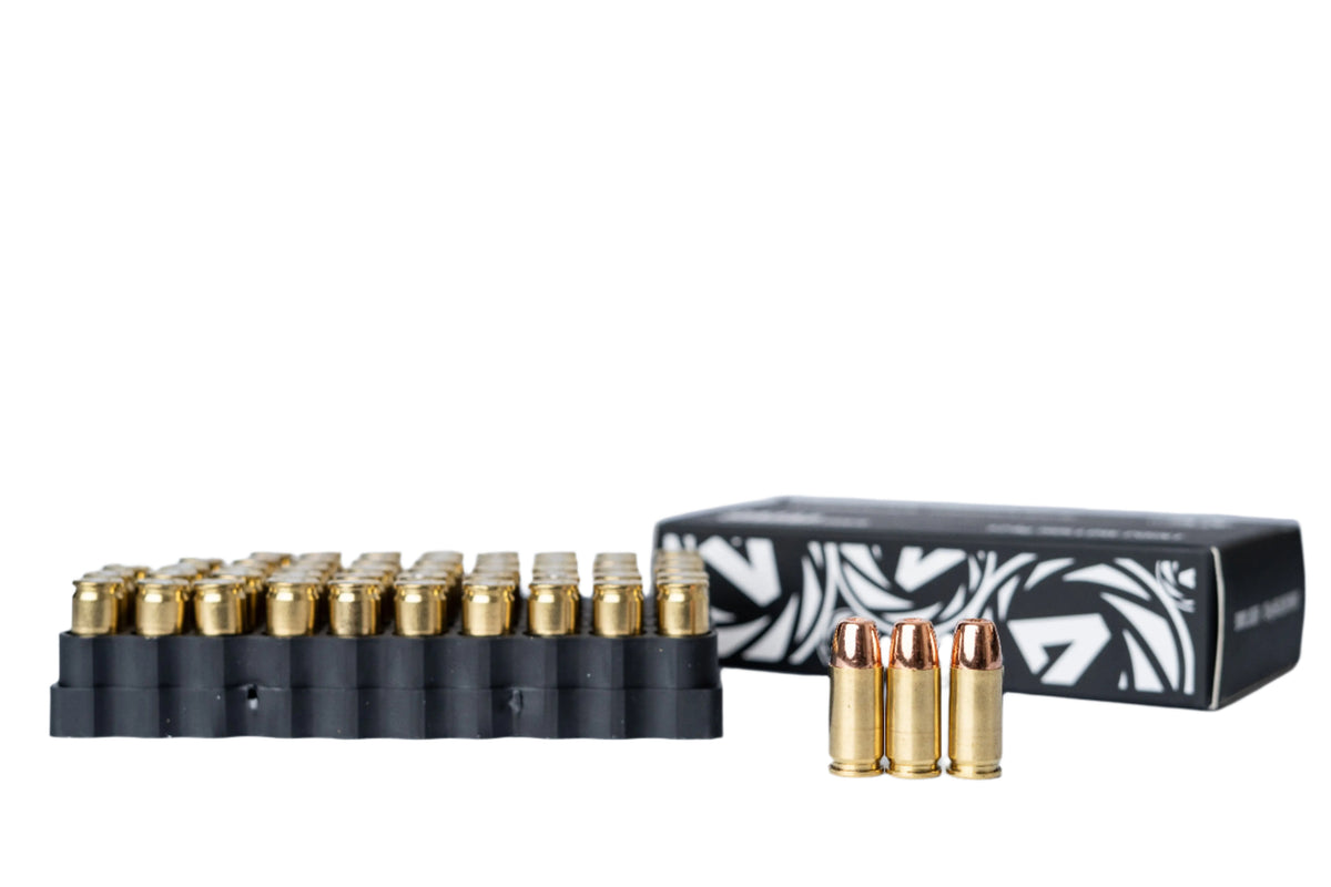 9MM Luger 124g Hollow Point 50 Round Box - American Ordnance