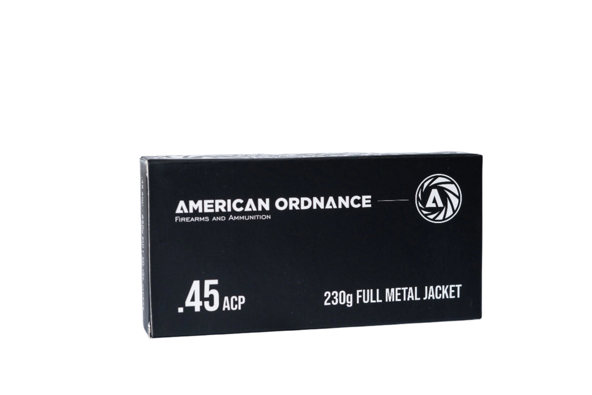 .45ACP 230g Full Metal Jacket 50 Round Box - American Ordnance