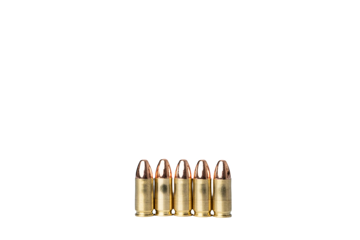 9mm 124g FMJ 500rd Bulk Pack - American Ordnance