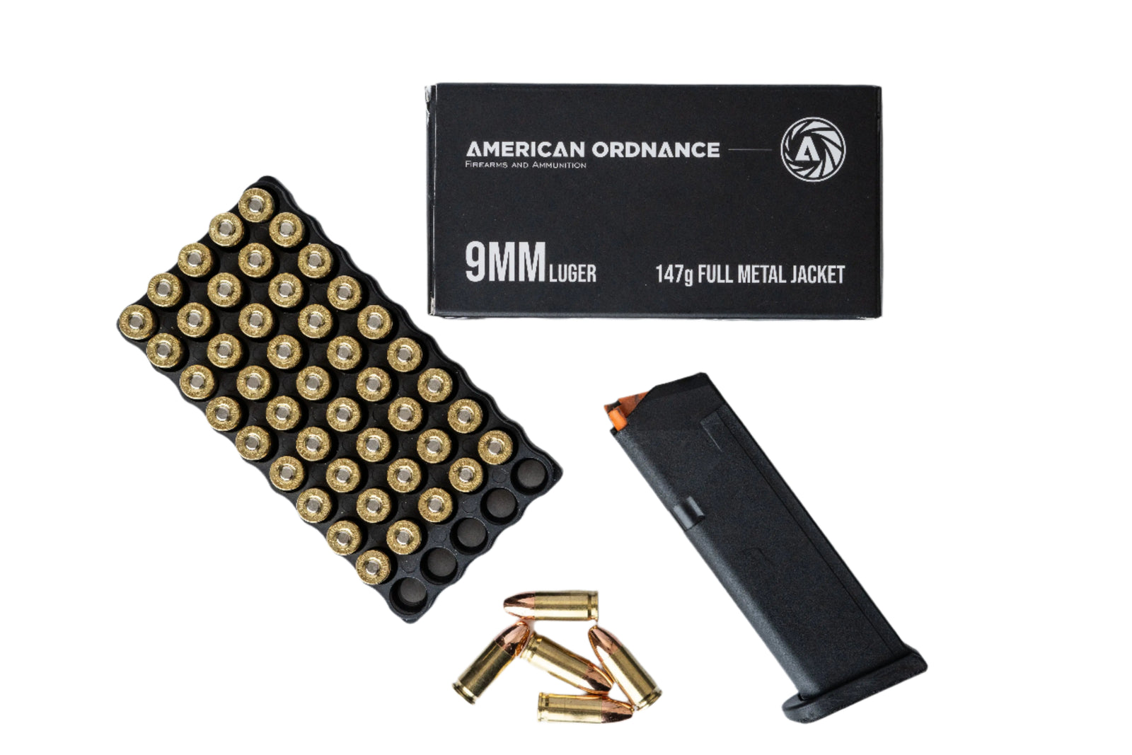 Subsonic 9MM Luger 147g FMJ 500rd Bulk Pack - American Ordnance